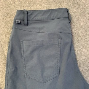 Lululemon ABC Classic Fit 5 Pocket Pant Mens 32 Blue Gray Stretch Straight - Picture 1 of 23