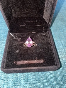 Damenring Größe 7 925 Silber Lavendel Turmalin Größe 7  - Bild 1 von 7