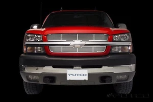 Inserto de rejilla de aluminio con acabado de espejo Putco para Chevy Silverado 1500 y HD - Imagen 1 de 1