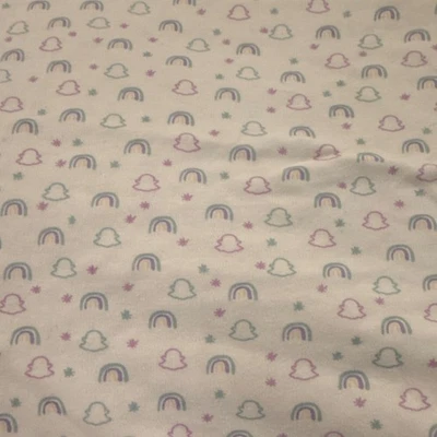 Manta de recepción de algodón orgánico Under the Nile Rainbow Cloud Star Snapchat Foto 1 de 3