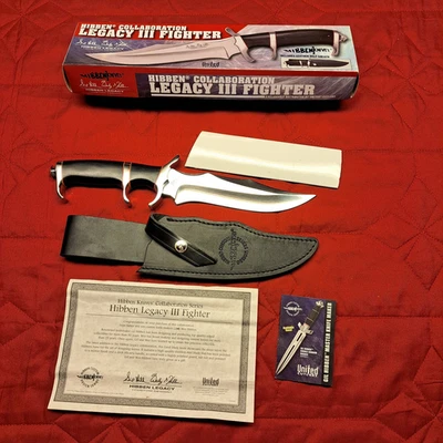 Cuchillo de combate Gil & Wesley Hibben Collaboration GH5049 Legacy III NUEVO EN CAJA - Stock antiguo Foto 1 de 3