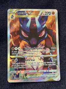 Pokemon TCG Lucario Vstar SWSH 291 Sword & Shield Promo Cards Holo Alt Art L3 - Picture 1 of 2