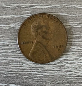 1948-S Lincoln Wheat Cent - F/VF - Picture 1 of 2