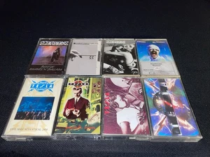 Tesla 8 cassette metal lot Scorpions 5 man acoustical jam psychotic supper best - Picture 1 of 5