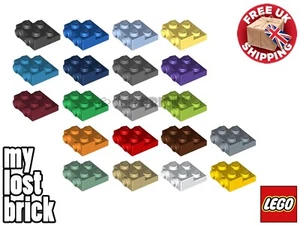 LEGO - Teil 99206 - Platte modifiziert 2x2x (2/3) + 2 Seitennoppen (5er Pack) + NEU - Bild 1 von 21
