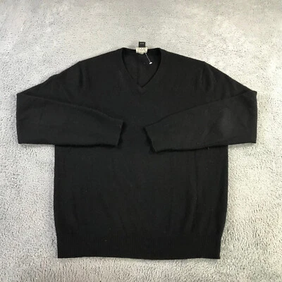 JOS A BANK Sweater Mens Large Travelers Collection Cashmere V Neck Casual - Image 1 of 4