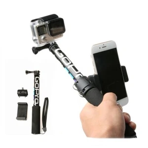 Perche GoPro Spécial Selfie Vidéo Caméra Embarquée Smartphone 93cm MAX - Photo 1/9