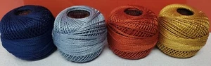 4- 50 Gram Balls DMC #3 Needlepoint Floss Crochet Thread 147 Yards Each LOT - Picture 1 of 11