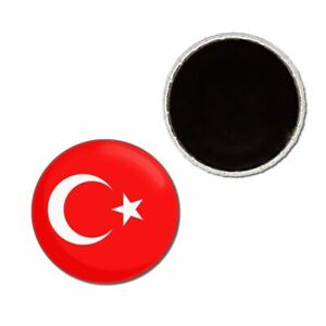 Turkey Flag - Button Badge Fridge Magnet - Decoration Fun BadgeBeast