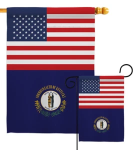 Bandera de jardín de Kentucky de EE. UU. Estados regionales pequeño regalo decorativo casa patio pancarta - Imagen 1 de 13