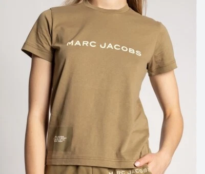 Marc Jacob’s Logo T Shirt Size Medium Khaki Green  - Image 1 of 4