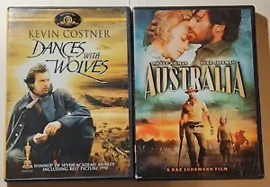 Australia & Dances with Wolves DVD Bundle! Epic Western 2 Film Collection! - Picture 1 of 7
