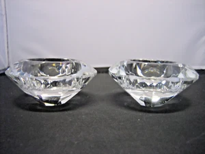 Par de candelabros de cristal - Imagen 1 de 4