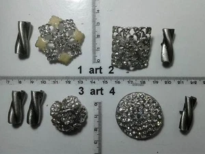 1 lot boutons gioiello clinquants émails perles de verre ancien g13 - Picture 1 of 1
