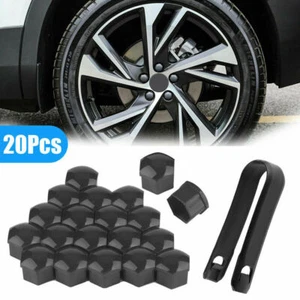 20Pcs 17mm Car Wheel Lug Bolt Nut Covers Caps with Removal Tool Car Accessories - Picture 1 of 12