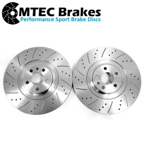 Audi SQ5 3.0 BiTDi 12-17 Drilled Grooved Front Brake Discs 380mm - Picture 1 of 2