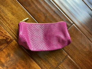 Bare Minerals Pink Zip Close Makeup Bag New Womens - Imagen 1 de 2