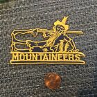WV West Virginia Mountaineers Vintage Embroidered Iron On Patch 3" x 2.25”
