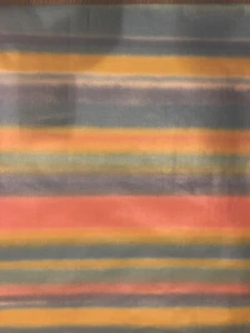 Rainbow Stripes Medium weight Upholstery Or Drapery Fabric By The Yard 54 Wide - Picture 1 of 2