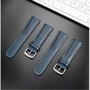 23 MM BLAUES LEDER UHRENARMBAND ARMBAND HERGESTELLT FÜR CITIZEN ECO-DRIVE MIT SCHLIESSE + WERKZEUGE - Bild 1 von 12