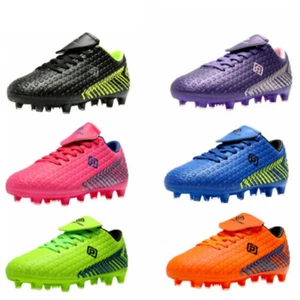 DREAM PAIRS Boys Girls Big Kids Soccer Shoes Football Shoes Soccer Cleats - Picture 1 of 38