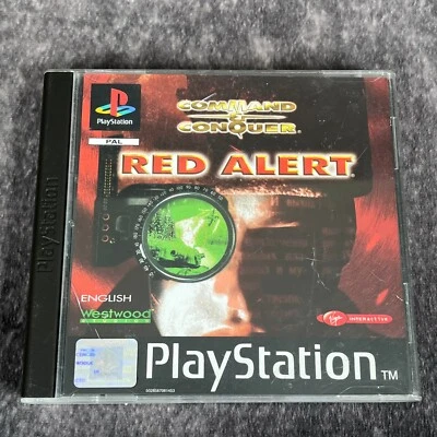 Command & Conquer Red Alert PS1 PlayStation 1 PAL Game - w/Manual Black Label - Image 1 of 3