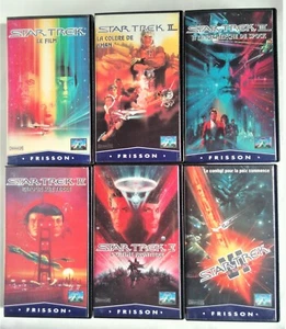 Star Trek "L'intégrale" collection Vintage 6 films Cassettes VHS + coffret - Photo 1/5