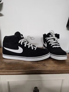 Scarpe da skater Nike da uomo Ruckus Mid Top 387174-005 nere taglia 13 US - Foto 1 di 7