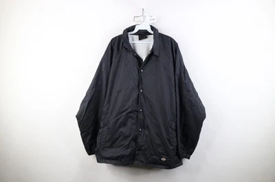 Chaqueta cortavientos vintage Y2K Dickies para hombre grande forrada Coach Coaches Foto 1 de 4
