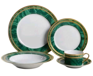 Christian Dior Gaudron Malachite Place Setting New - Picture 1 of 8