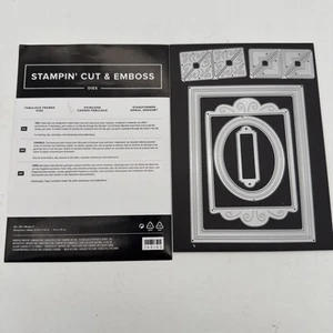 Stampin Up Fabulous Frames Die Set 159163 Carta Magnetica Ritirata Inclusa - Foto 1 di 3