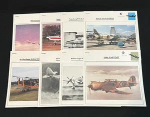 collection of 8 warplane cards. excellent mint condition. #Z710 - Bild 1 von 5