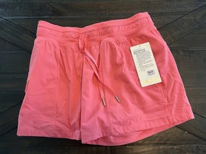 Lululemon Dance Studio HR Short 3.5" lined Sz 8Pink Shorts with Drawstring Waist - Picture 1 of 7