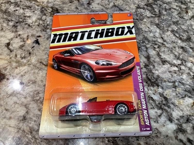 Coches deportivos Matchbox Aston Martin DBS Volante 2010. ROJO Foto 1 de 4