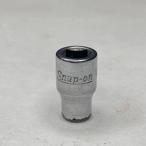 Snap On Tools TM-8 USA 1/4" Drive 1/4" 6PT Point Shallow Chrome Socket - Picture 1 of 5