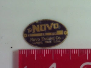 1/4 scale Novo Engine Brass Name Plate tag Nameplate - Picture 1 of 1
