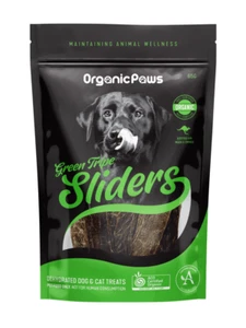 ORGANIC PAWS Certified Organic Green Tripe Sliders Dog Cat Treats 65G - Picture 1 of 1