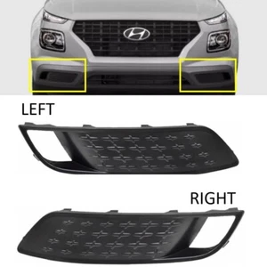 2P Free🚀DHL Front Bumper Fog Cover LEFT+RIGHT Set Hyundai VENUE 2020 2021 2022 - Picture 1 of 2