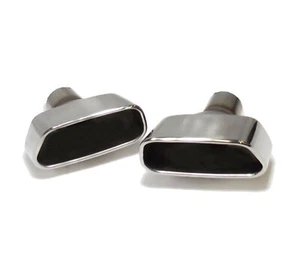 BMW 6er F12 F13 F06 Edelstahl Endrohr SET Powerendrohr Blenden Auspuff mit EG - Bild 1 von 1