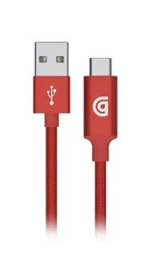 1.8MM Griffin GP-040-RGD USB-C to USB-A USB 3.1 Premium Braided Charge and Sync - Picture 1 of 1