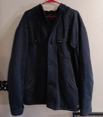 Mens XL Navy Matix Coat - Image 1 of 2