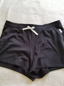 32 Degrees Cool Women's Soft Pull On Drawstring Shorts Black Size XXL - Picture 1 of 4