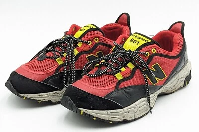 New Balance Hombres 801 Todo Terreno ML801GLE Rojo Zapatos para Correr Tenis Talla 13 (D9 Foto 1 de 4