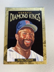 1996 Donruss Diamond Kings KIRBY PUCKETT  /10000 Minnesota Twins