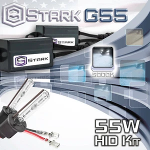 Stark 55W Micro HID High Beam Slim Xenon Kit - H1 5K 5000K White - Picture 1 of 3