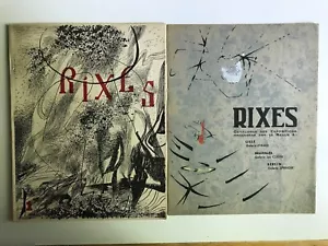 RIXES Revue & Catalogue Expo Lithographie C. Boumeester & Matta Surréalisme 1950 - Foto 1 di 16