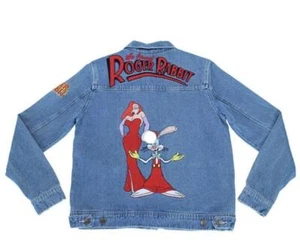 Cakeworthy Roger Rabbit Denim Jacket Size XL New With Tags - Picture 1 of 2