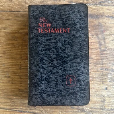 Vintage 1941 The New Testament Bible Translated from the Latin Vulgate Pocket Sz - Image 1 of 4