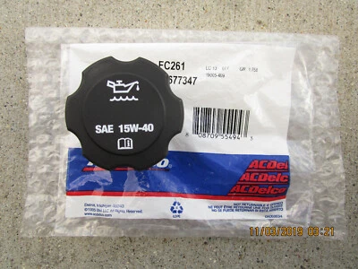 17-20 GMC SIERRA 2500HD 3500HD DIESEL ENGINE OIL FILLER FLUID CAP OEM BRAND NEW - Image 1 of 3