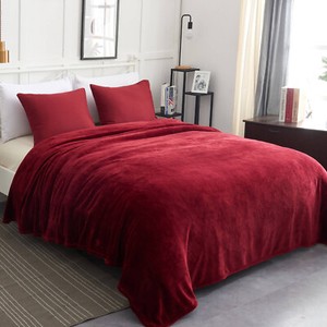 Soft Breathable Lightweight Flannel Fleece Bed Sofa Blanket  Queen /King Size